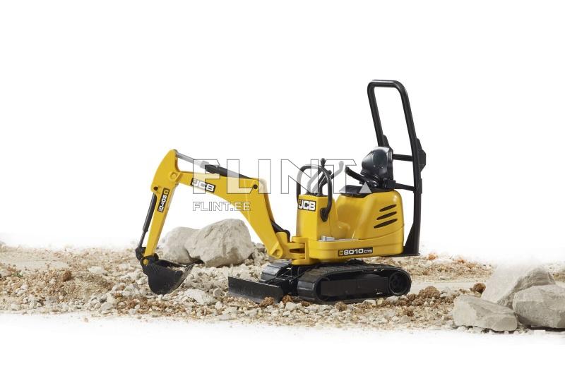 Ekskavaator JCB 8010 CTS (13,5x6,3x13,5cm) Bruder