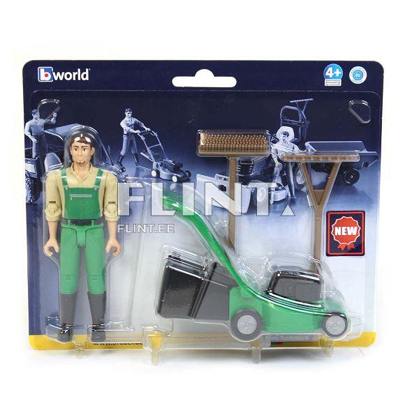 Muruniiduki ja töölise komplekt Bruder