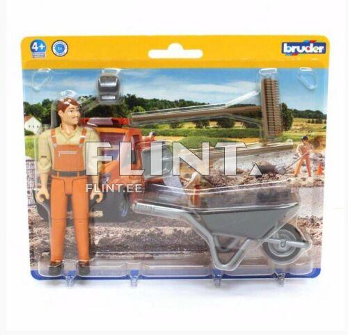 Teetööline käruga Bruder