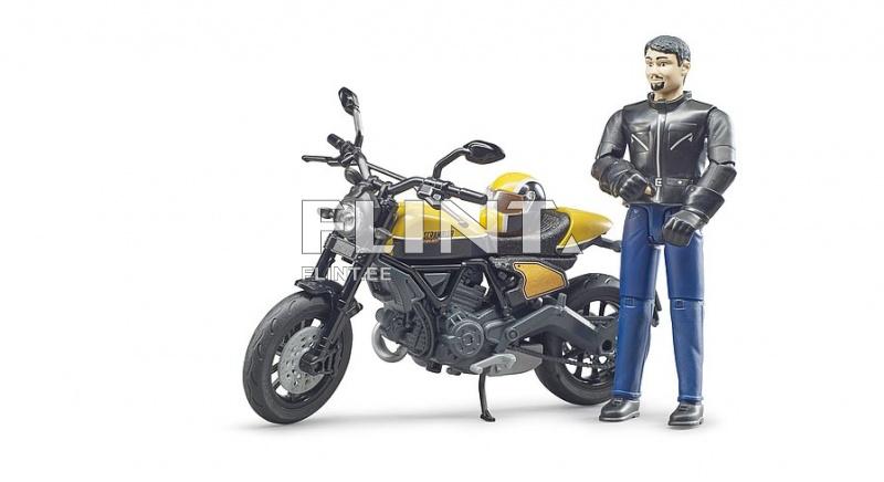 Mootorratas Scrambler Ducati Full Throttle (14,5x6,5x8,5cm) Bruder