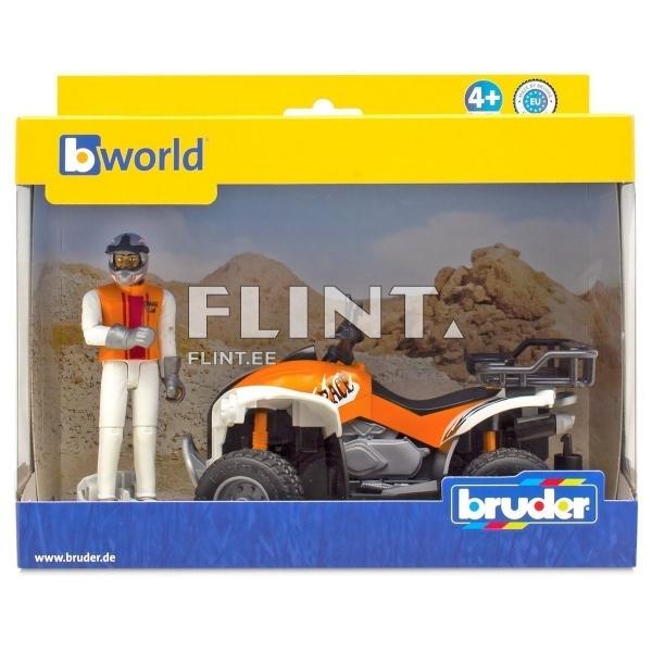 Quad juhiga (16x9,3x9,3cm) Bruder