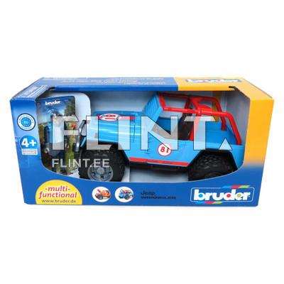 Sinine Jeep juhiga (29,5x15x15cm) Bruder