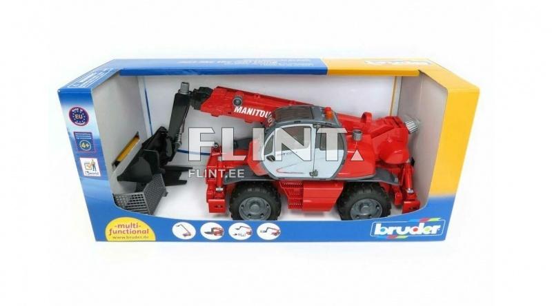 Teleskooplaadur Manitou MRT 2150 (52,7x16,8x20cm) + lisad Bruder