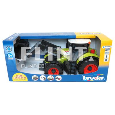 Traktor Claas Axion 950 (44,5x18x20,5cm) + laadur Bruder