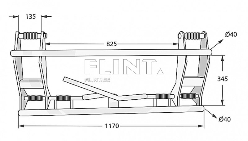 Esilaaduri raam EURO (Cat.2 ja Cat.3)
