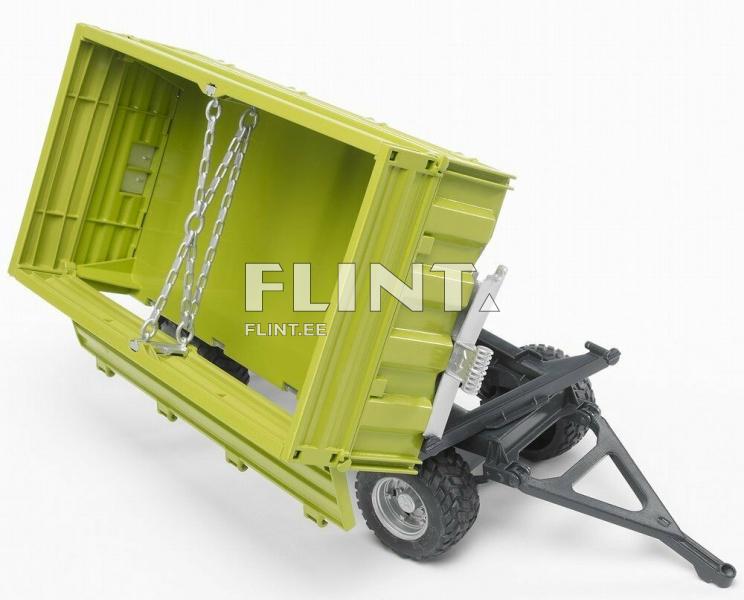 Haagis Fliegl kolmele küljele kallutatav (47,9x18,1x18,9cm) Bruder