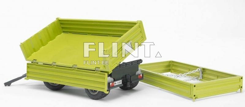 Haagis Fliegl kolmele küljele kallutatav (47,9x18,1x18,9cm) Bruder