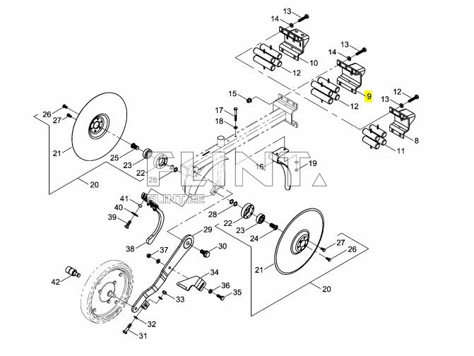 Vannase vastus (120mm) 23210400 Horsch