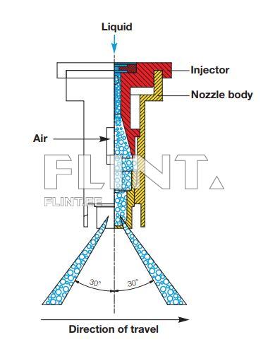 Pihusti ots Lechler IDKT 120-04 (punane) 120°