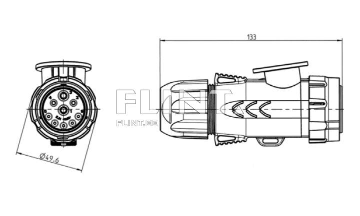 Pistik 9-Pin 12V ISOBUS