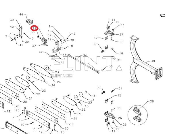 Kahvel KK067025R (25mm) Kverneland