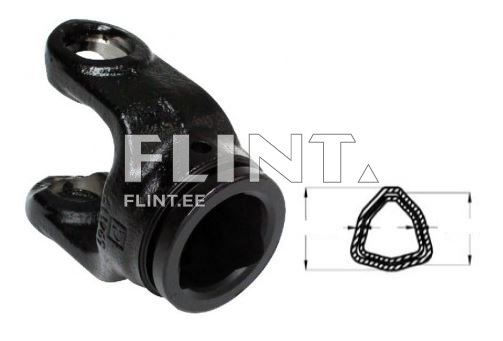 Kardaani kahvel kolmnurk 54mm - rist 30,16x106,3mm