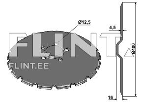 Külviku ketas Väderstad 410x4,5 - 423578; 423573