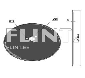 Ketasnuga 56112 18" Kverneland (MOLBRO)