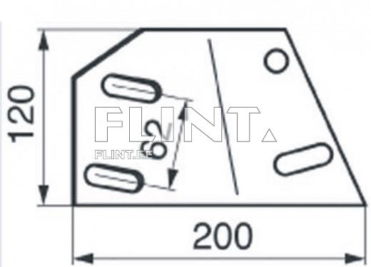 Viilupööraja kronstein 94624 P. Agrolux (MOLBRO)