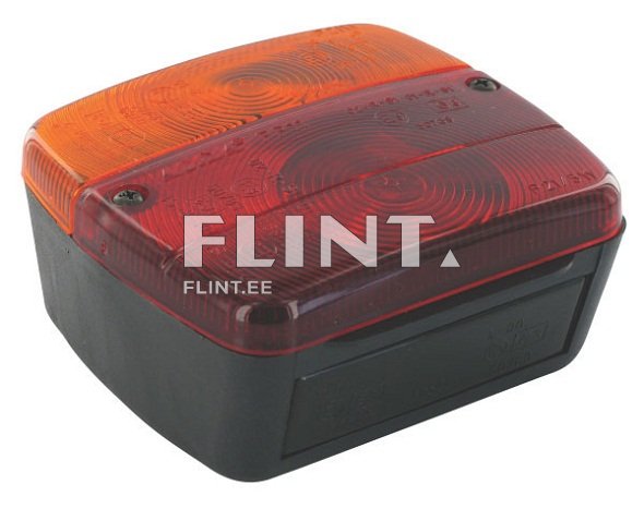 Kollane ja punane valgus, millel on laineline pind ning must aluspind. Ülemine osa on oranž, alumine osa punane, mõlemad kaetud ümara klaasiga. Paigalduseks on nähtavad kruvid.