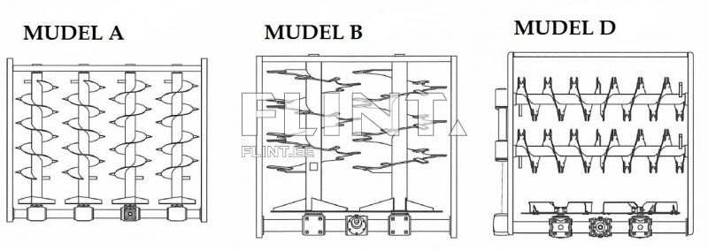 Sõnnikulaotaja PTU 20D (20t, 24 m3)