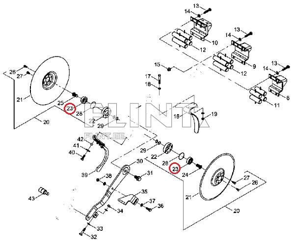 Laager 00310104; 00240199 (16x45x15/19mm) Horsch