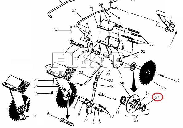 Ketta laager Väderstad 405814 (3206) B-laager