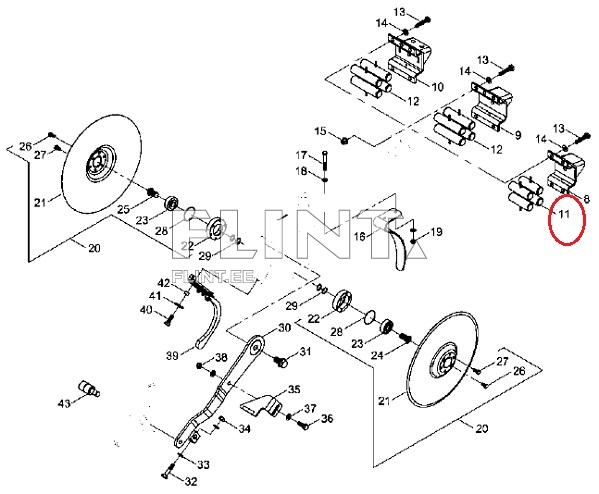 Kummileevendi 00200165 (28x90mm) Horsch