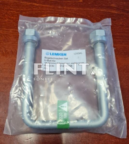 U-klamber M16 (110x92xH142mm) 51210108 originaal Lemken Rubin