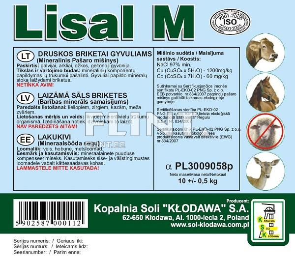 Lakusool Lisal M (roheline) 10 kg
