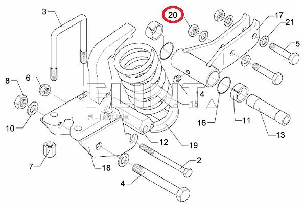 Mutter M16-10 (3030971) Lemken Rubin