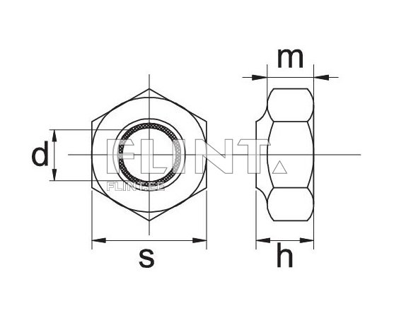 Mutter M10 8,8 DIN980 Claas: 237947.0; 216411.0