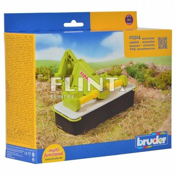 Pakendil on rohelise miniatuuriga harvester, millel on kollased mootorrattad ja CLARKS'i logo. Toode on paigutatud rohelise maastiku taustale, kus on nähtavad kivide ja rohu detailid.