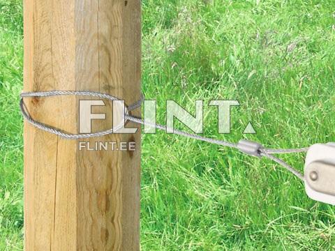 Nurga taraliinipinguti/ühendus traadile/nöörile/lindile