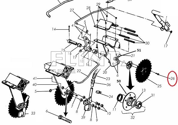 Polt M12x16 8.8 ZN täiskeere (Väderstad kettale 50001201621)