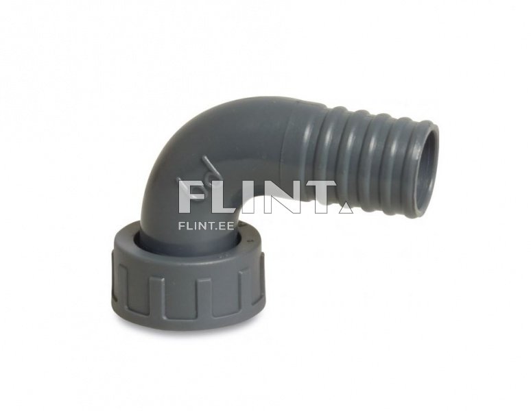 Põlv 90° (voolikule 32mm) 1 1/4" sisekeere