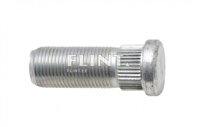 Hõbedane poldi pea, millel on sooned, et tagada kinnitussheemi tõhusus, ja siledam töötlemine otsas.