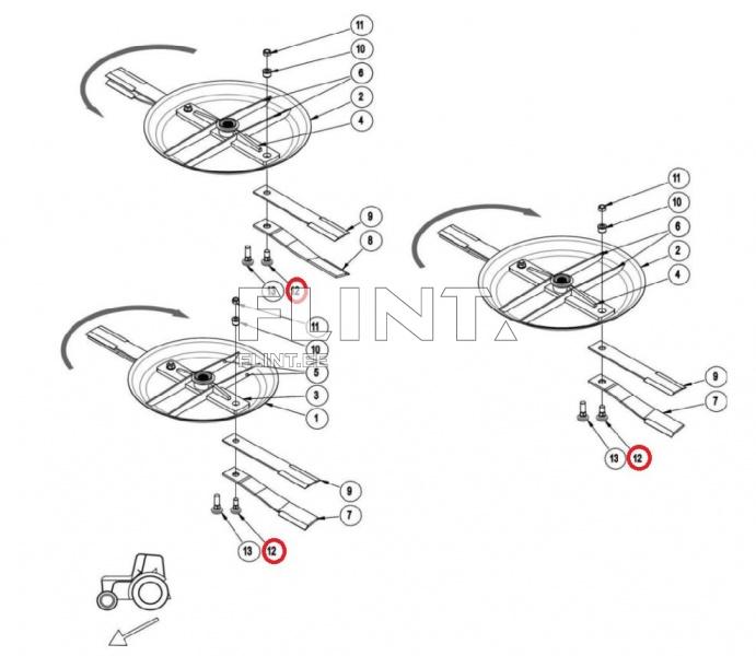 Tera polt Schulte 1 1/8" UNFx80 (251-018)