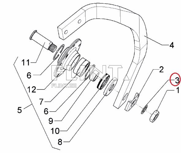 Seib 30/42x2,5 (3052242) Lemken Rubin