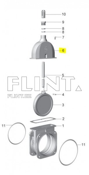 Siibri kaas 8" (M35x2; 6ava) MZ