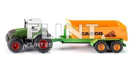 Traktor Fendt multilift haagisega SIKU 1:50 (268x58x70mm)