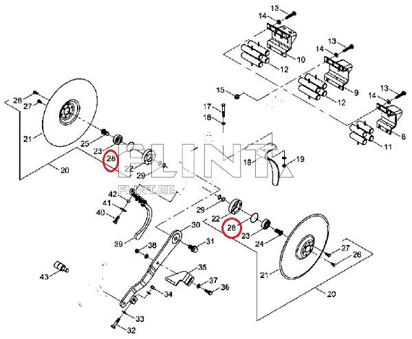 O-rõngas 00260204 (46x2mm) Horsch