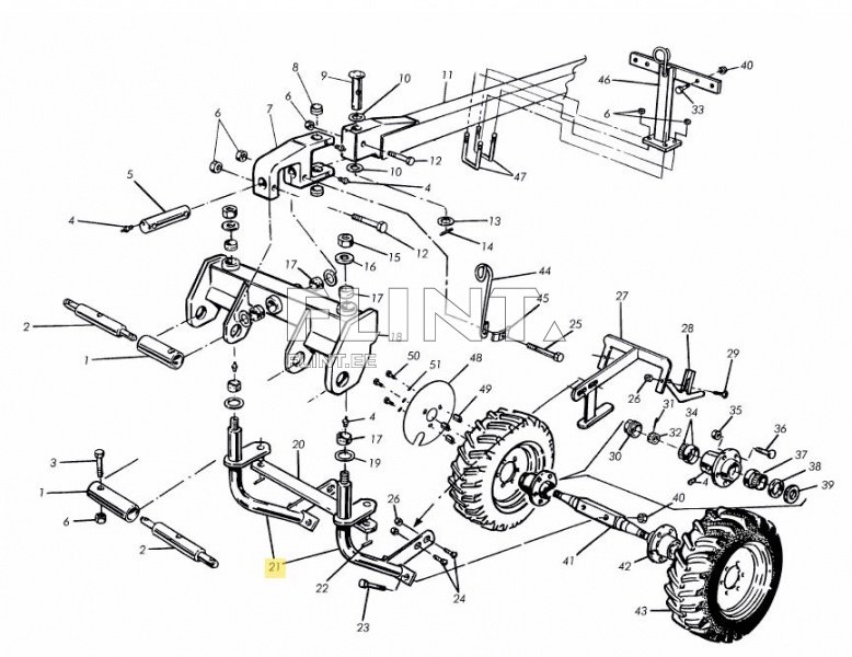 Packeri käändtelg Väderstad 307188