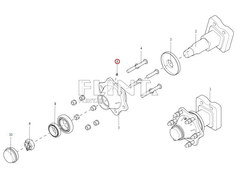 Määrdenippel M8x1,25 Väderstad 407661