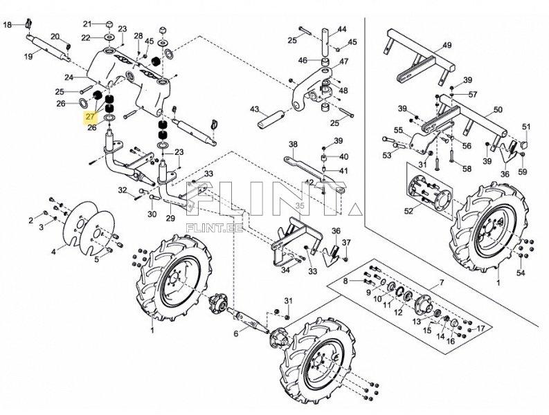 Packeri käändtelje puks Väderstad 484292/419055