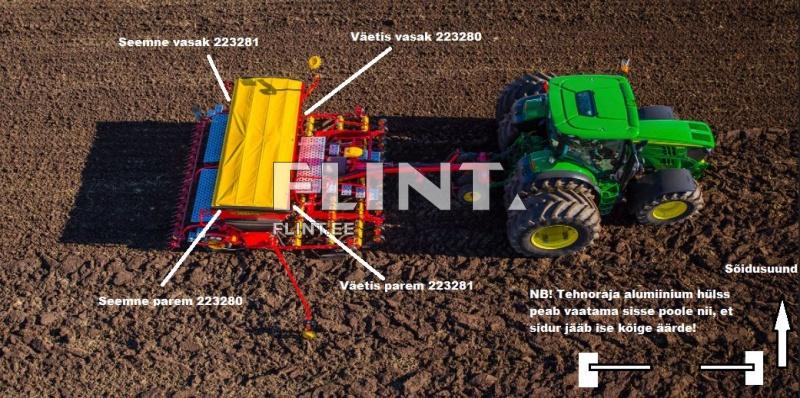 Tehnoraja sidur Väderstad 223280 (seemne parem, väetis vasak)