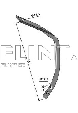Vedrupii alumine osa Joskin 50x16mm