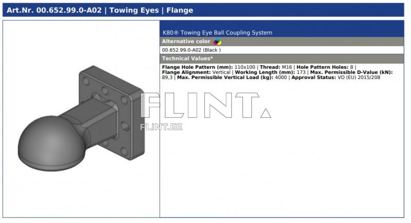 Veokulp Scharmüller 00.652.99.0 K80® (110x100) 4t