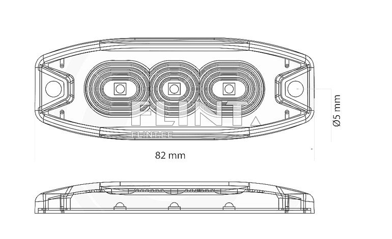 Seade on ovaalne, millel on kolm ümmargust objektiivi, mis on paigutatud keskele. Seade mõõdab 82 mm pikkust ja 5 mm läbimõõtu. Seti pikemad külgseinad on veidi kõverad.