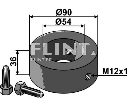 Võlli stopper (55mm võllile)
